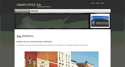 Desktop Screenshot of grantsoffice.info