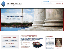 Tablet Screenshot of grantsoffice.com